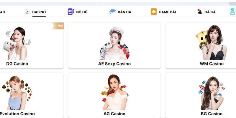 OK9 luôn phối hợp với những NPH game sòng bạc thời thượng nhất