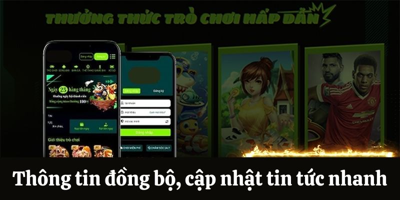 Thông tin đồng bộ, cập nhật tin tức nhanh